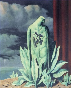  magritte Pintura al %C3%B3leo - El sabor del dolor 1948 René Magritte